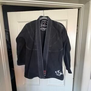 Combat Corner CRNR Eco Series v4.0 Black BJJ Gi Jacket Size A0